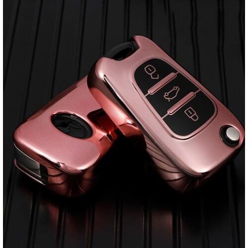 Tpu Car Key Cover Case For Hyundai I20 Ix20 I30 Ix35 Elantra For Kia Sportage Rio 3 Alma Ceed K2 K5 Remote Control Accessories
