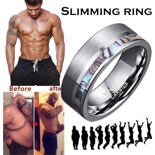 Slimming Health Ring Stimulating Acupoint Gallstone Ring Health Care Slimming Ring Weight loss magnetic therapy ring jewelry 1pc