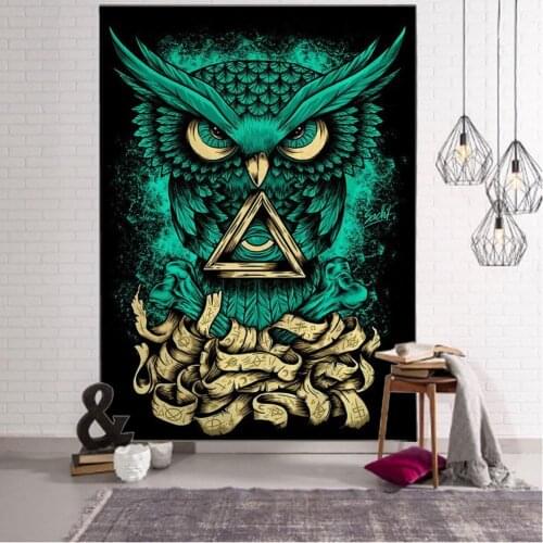 Animal art tapestry divination magic print large wall hanging cheap hippie tapestry bohemian mandala wall art decoration