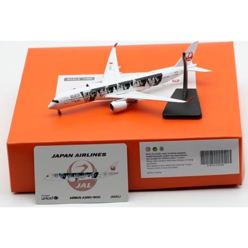 1:400 Alloy Collectible Plane JC Wings EW4359005 JAL Airbus A350-900XWB "20th Arashi Thanks Jet" Diecast Aircraft Model JA04XJ