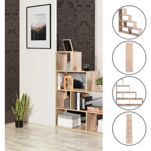 Compact Modern Space Saving 6 Cube Storage Shelves Wood Storage Cube Versatile Usage for Home Decor
