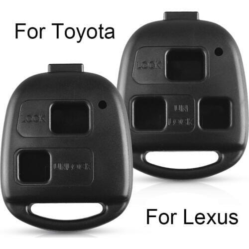 Remote Key Shell for Toyota Land Cruiser YARIS CAMRY RAV4 Corolla PRADO for Lexus RX300 ES300 LS400 GX460 Dropship