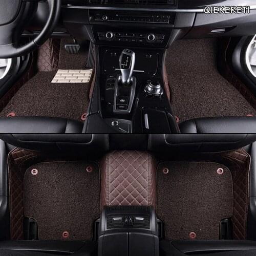 QIEKERETI Custom Car Floor Mats for BAIC MOTOR all models BJ40 BJ80 BJ20 D20 D70 D50 D60 X25 X55 X65 CC 35 BW007 foot mats