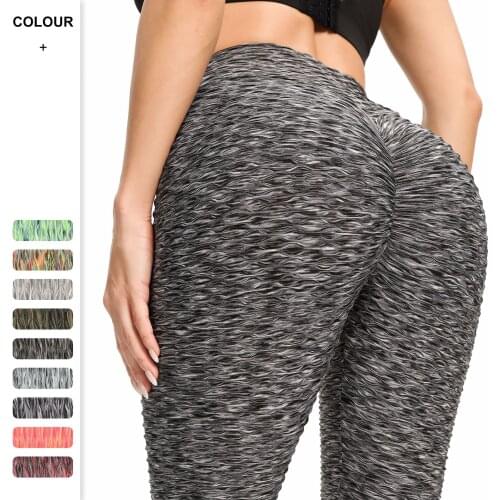 Colorful Women Gym Yoga Seamless Pants Sports Clothes Stretchy Hips Push Up Squat Exercise Fitness Leggings Activewear Gym Pants