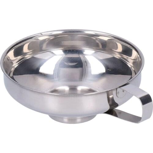 Wide Mouth Funnel Household Multifunctional Stainless Steel Oil Canning Funnel