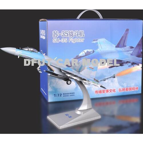 1:72 Alloy SU-35 fighter Sedan Model Of Childrens Toy Cars Original Authorized Authentic Kids Toys