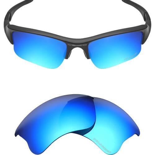 Mryok+ POLARIZED Resist SeaWater Replacement Lenses for Oakley Flak Jacket XLJ Sunglasses Ice Blue