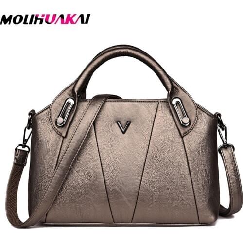 New Brand Patchwork Women Shoulder Bag Designer Crossbody Bag Soft Leather Messenger Bag Luxury Handbags Women Bags Sac A Main