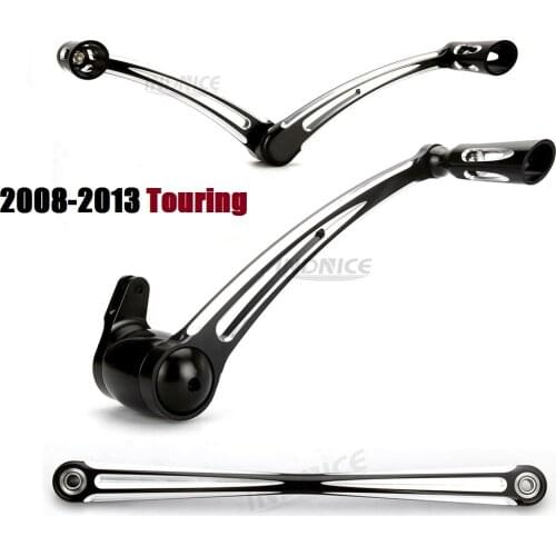 CNC cut Brake shifter linkage rod levers for harley twin cam road king electra street glide FLHR FLHX FLHT FLTR 2008-2013
