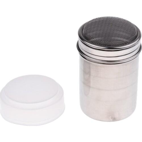 Spice Salt Pepper Mesh Shaker Jar Bottle - 304 Stainless Steel Case