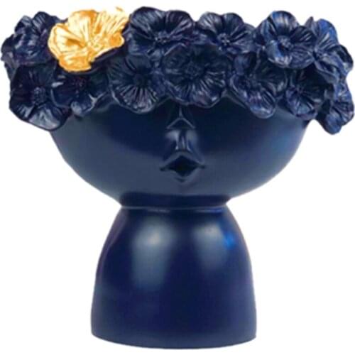Cute Girl Character Vase,Flower Arrangement Vase,Succulent Plant Flower Pot for Living Room/Bedroom Furnishings