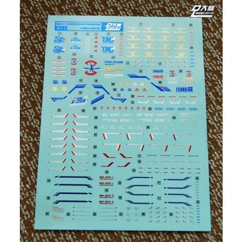 S11 DL Gundam MG 1/100 MB STRIKE Decal Sticker Model Tool