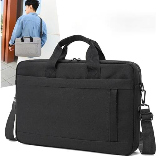 14 15.6 Inch Laptop Bag Waterproof Notebook Case Sleeve For Macbook Air Pro Computer Shoulder Handbag Women Men Briefcase X103C