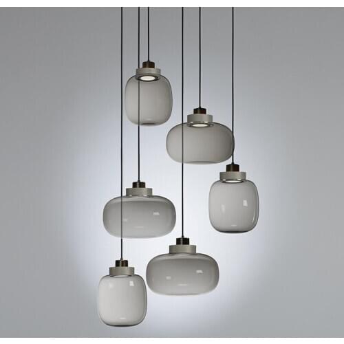 Luminaire suspendu led light modern led chandelier hanging lamp lustres ventilador de techo nordic decoration home