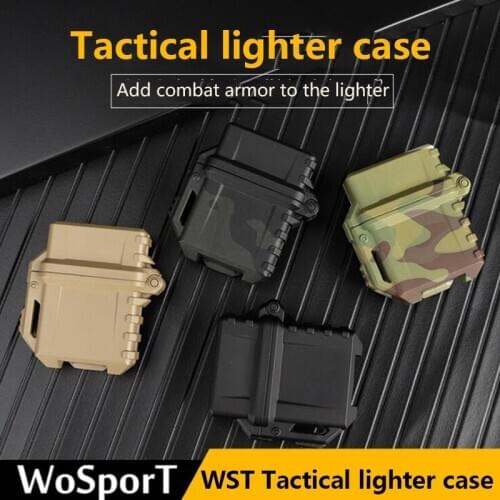 Tactical Universal Lighter Storage Case Portable Lighter Box Case Container Organizer Holder Cover For Zippo Inner Tank