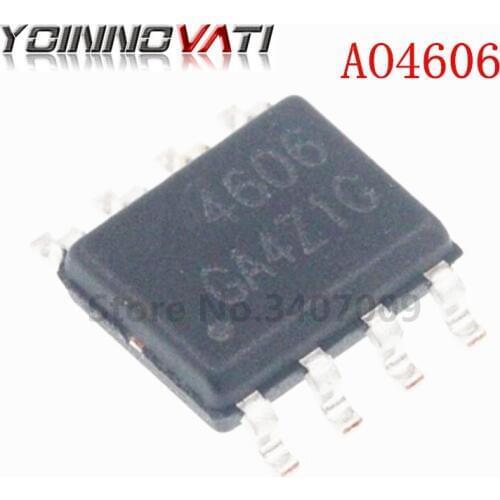 100pcs/Lot AO4606 4606 MT4606 SMD Chip SOP8