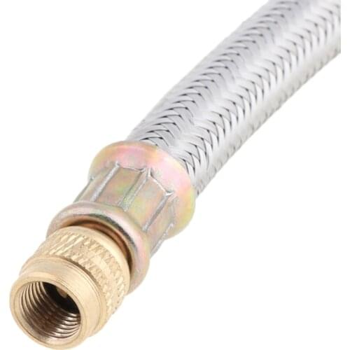 150mm Braided Flexible Hose Car Wheels Tyre Valve Stems Extensions Tube Adapter