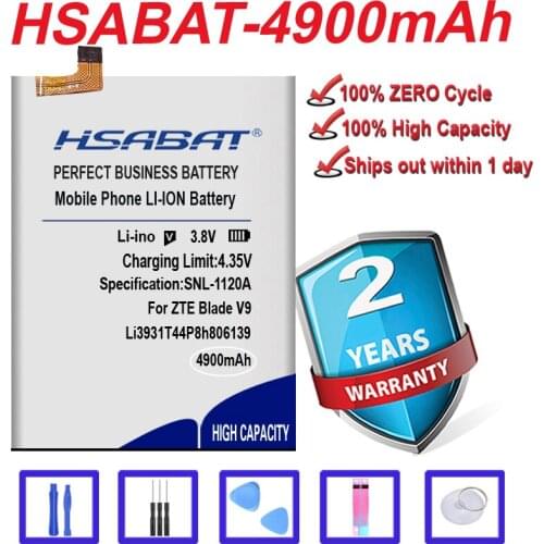 Top Brand 100% New 4700mAh Li3931T44P8h806139 Battery for ZTE Blade V9 V10 /V9Vita V10Vita/A7 Vita/A4/A5 2020 in stock