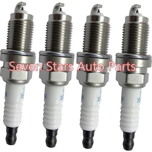 4PCS Auto Parts Iridium Spark Plugs For Honda Accord Civic Acura OEM 12290-R62-H01 IZFR6K11NS 12290R62H014
