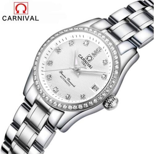 Carnival Womens Silver Watch