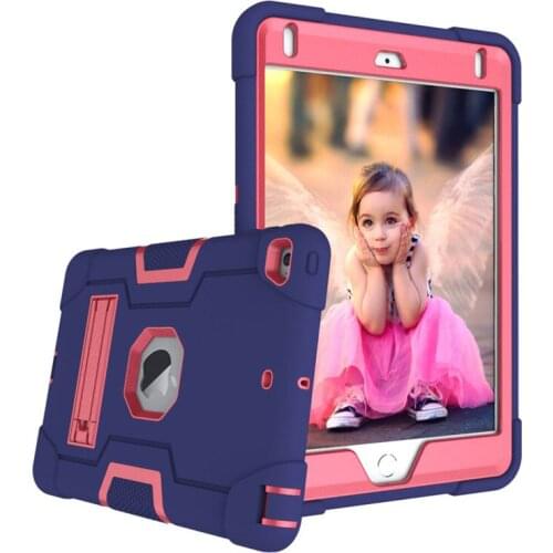 Case for iPad Mini 5 2019 Shockproof Armor Tablet Case iPad Mini 4 Protective Shell Skin With Desktop Holder + Film