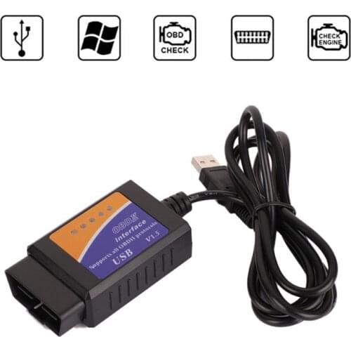 ELM327 OBD2 Scanner elm 327 USB v1.5 Bluetooth Code Reader Auto Diagnostic Scanner Tool Made for For scan Automotive