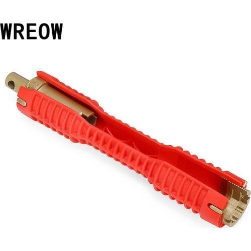 Kitchen Faucet And Sink Installer Wrench Anti-Slip Handle Double Head Wrench Pipe Spanner Tool Extra-long Wrench Tools Bathroom