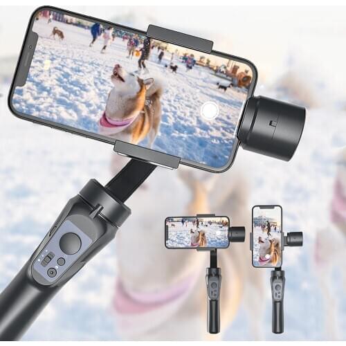 H4 3 Axis USB Charging Video Record Support Universal Adjustable Direction Handheld Gimbal Smartphone Sport Stabilizer Vlog Live