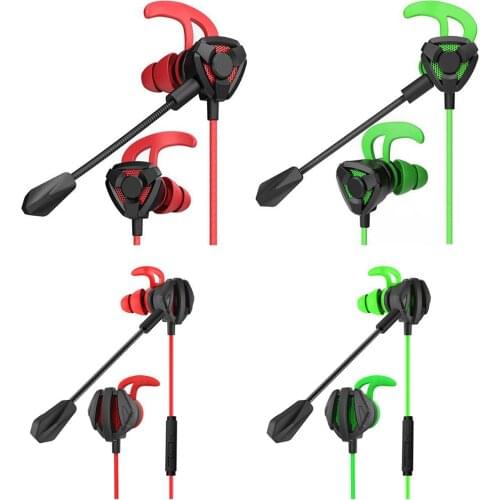 Gamer Headset Wired Gaming Earbuds 3.5mm Plug Earphone Noise Cancelling Stereo with Detachable Mic Headset for Phone PC PS4 Xbox
