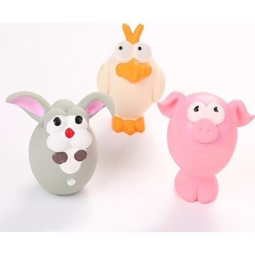 Pet toy dog toy cute cartoon standing latex vocal toy,Q303