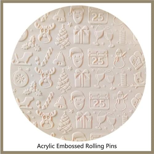 Su001 1 Piece Flower Pattern In 3 Different Size Rolling Pin Bakery Fondant Sugar Craft Cake Decorating Tools