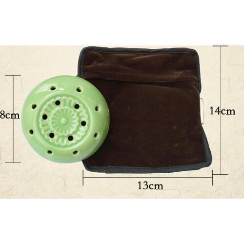 Ceramic Moxa Box Pot Moxibustion Tin Cupping Massage Warming Therapy For Arm Leg Abdomen Beauty Salon Body Tool Health