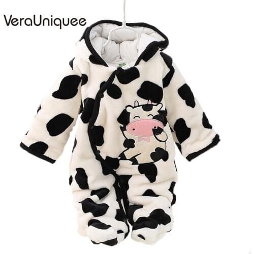 VeraUniquee Baby Clothes Boy Newborn Winter Unisex Fashion Halloween Hoodie Baby Girl Clothing Long Sleeve Costume Bodysuit Baby