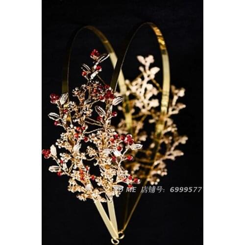 Metal Double Headband Celebrity Metal Handmade High Quality Hair Accessories Female Headband Double Bar