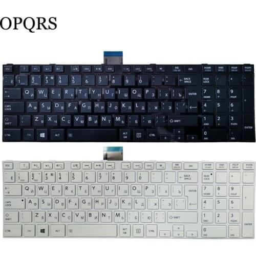 NEW for Toshiba satellite l50-a s50 s55 l70 l75 c70 c75 RU White Russian keyboard