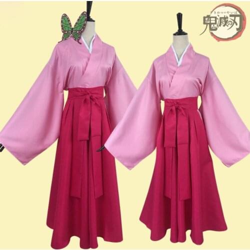 2020 Hot Anime demon slayer kimetsu no yaiba tsuyuri kanawo tsuyuri kanao cosplay wig cosplay halloween costume hair wig