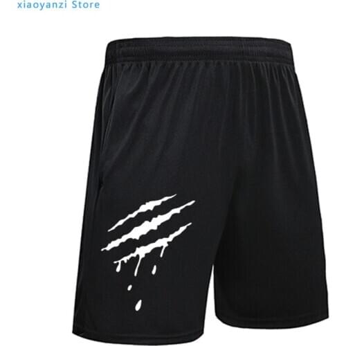 New 2020 Brand Printing Mens Shorts With Pockets Bodybuilding Clothing Quick Dry Fitness Walking Workout Jogger Sweat Shorts