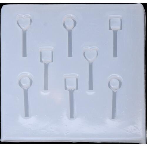 Silicone Epoxy Resin Molds Craft DIY Eyes Screw Pins Mold For Earrings Jewelry