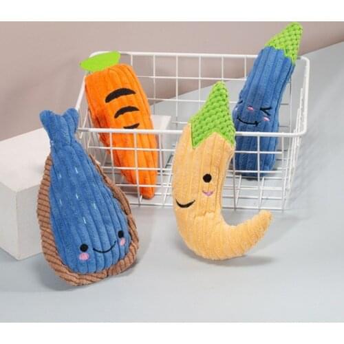 Pet Dog Plush Toys Squeak Pet Rabbit Animal Plush Toy Dog Chew Squeaky Whistling Involved Squirrel Dog Toy Pet supplies