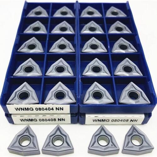 WNMG080408 WNMG080404 NN LT10 Premium Carbide Inserts WNMG 080408 External CNC Lathe Parts Tools WNMG Cutting Inserts