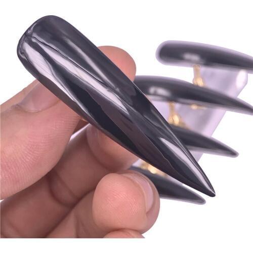 High light Black Mirror Nail Powder Glitters Shining Nail Pigment Chrome Dust Manicure Nail Art Decoration