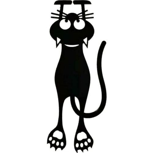 Wall Sticker Lovely Funny Black Cat Pattern PVC Durable Computer Window Sticker Living Room Decoration