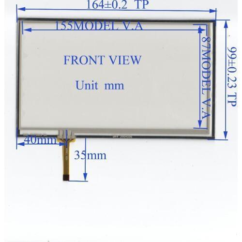 ZhiYuSun QR4 3904S06 164mm*99mm the touchsensor Compatible Touch Screen glass 164*99for GPS CAR
