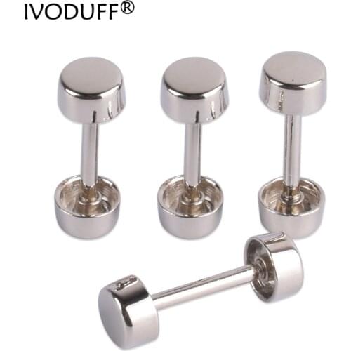 10xMetal Rivets For Leather Bag Handbag Purse Strap Handle Belt Wheel Barbell Clasp Buckle Detachable Repair Inner wide