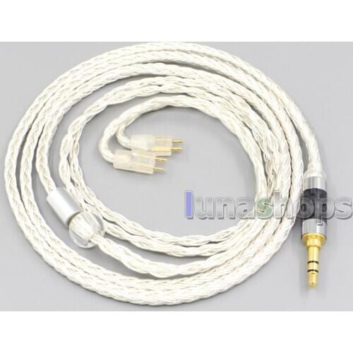 LN007205 16 Core OCC Silver Plated Headphone Earphone Cable For Fitear To Go! 334 private c435 Jaben F111 MH333 223 22