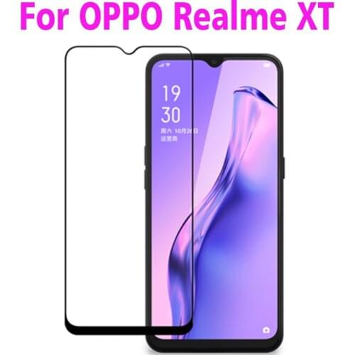 2PCS 3D Full Glue Tempered Glass For OPPO Realme XT Full Screen Cover Screen Protector Film For OPPO Realme XT