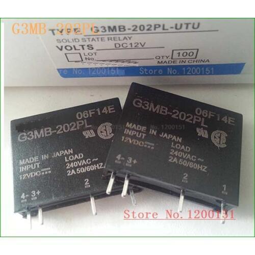 5pcs/lot G3MB-202P G3MB-202PL G3MB 202P in 5VDC 12VDC 24VDC 2A Out 240V AC 2A relay DIP-4