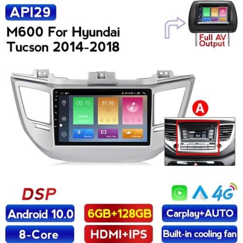 9 Inch Android System 6G+128G For Hyundai TUCSON 2014 2015 2016 2017 2018 Car GPS Unit Player Radio Support TPMS DVR 4G LTE