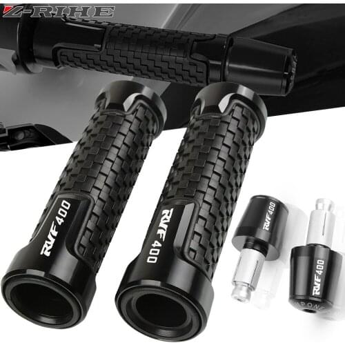 FOR HONDA RVF400 RVF 400 ALL YEARS Motorcycle Accessories Handlebar Hand Grips Ends 7/8" 22mm Handle Bar Grip End Cap Plugs