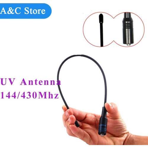 NA-771 UV Dual Band 144mhz 430mhz SMA-Female 10W High gain Antenna for Handheld Radio Baofeng UV-5R UV-82 BF-888S 20pcs/lot